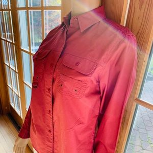 Ralph Lauren women 100% cotton button down shirt